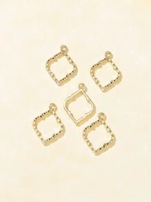 5入組/套幾何DIY吊墜 - 金黃色 - 查看 2