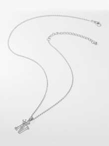 RINTOLER 字母墜飾項鍊 - 銀色 - 查看 8