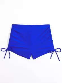 SHEIN Swim Bottom de bikini con cordón lateral