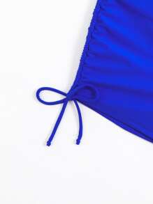 SHEIN Swim Bottom de bikini con cordón lateral