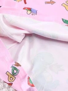 小女童卡通圖案洋裝