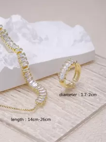 Pulsera zirconia cúbica & Anillo