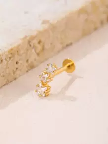 Bông tai trang trí ngôi sao 1 cái - Vàng - Xem 1