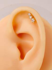 Bông tai trang trí ngôi sao 1 cái - Vàng - Xem 3