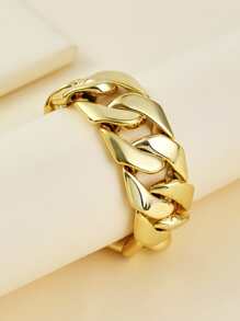 Vòng đeo tay liên kết tối giản - Vàng - Xem 1