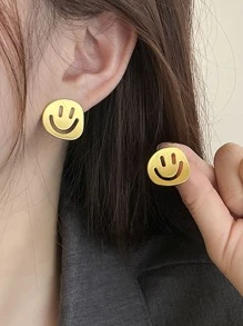 Bông tai biểu hiện rỗng - Vàng - Xem 8