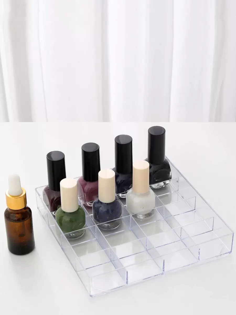 1pc Makeup Organizer Box Lipstick Holder Desk Display Stand