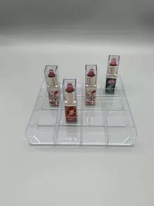 1pc Makeup Organizer Box Lipstick Holder Desk Display Stand