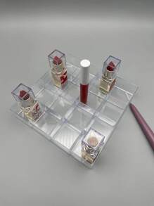 1pc Makeup Organizer Box Lipstick Holder Desk Display Stand