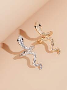 cái/bộ Rắn Thiết Kế Vòng - Vàng - Xem 2