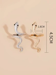 cái/bộ Rắn Thiết Kế Vòng - Vàng - Xem 3