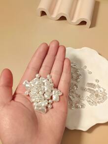 1pack Random Shape DIY Faux Pearl Bead - Beige - View 2