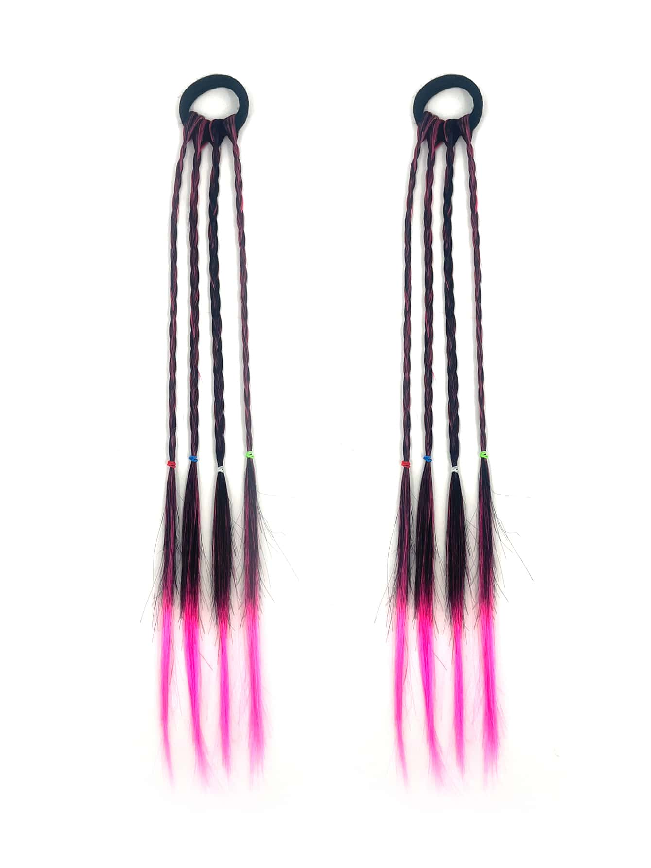 2入組中等合成髮辮 - 彩色 - 查看 1