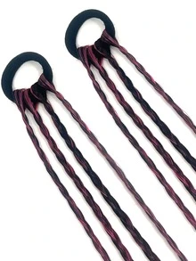 2入組中等合成髮辮 - 彩色 - 查看 8