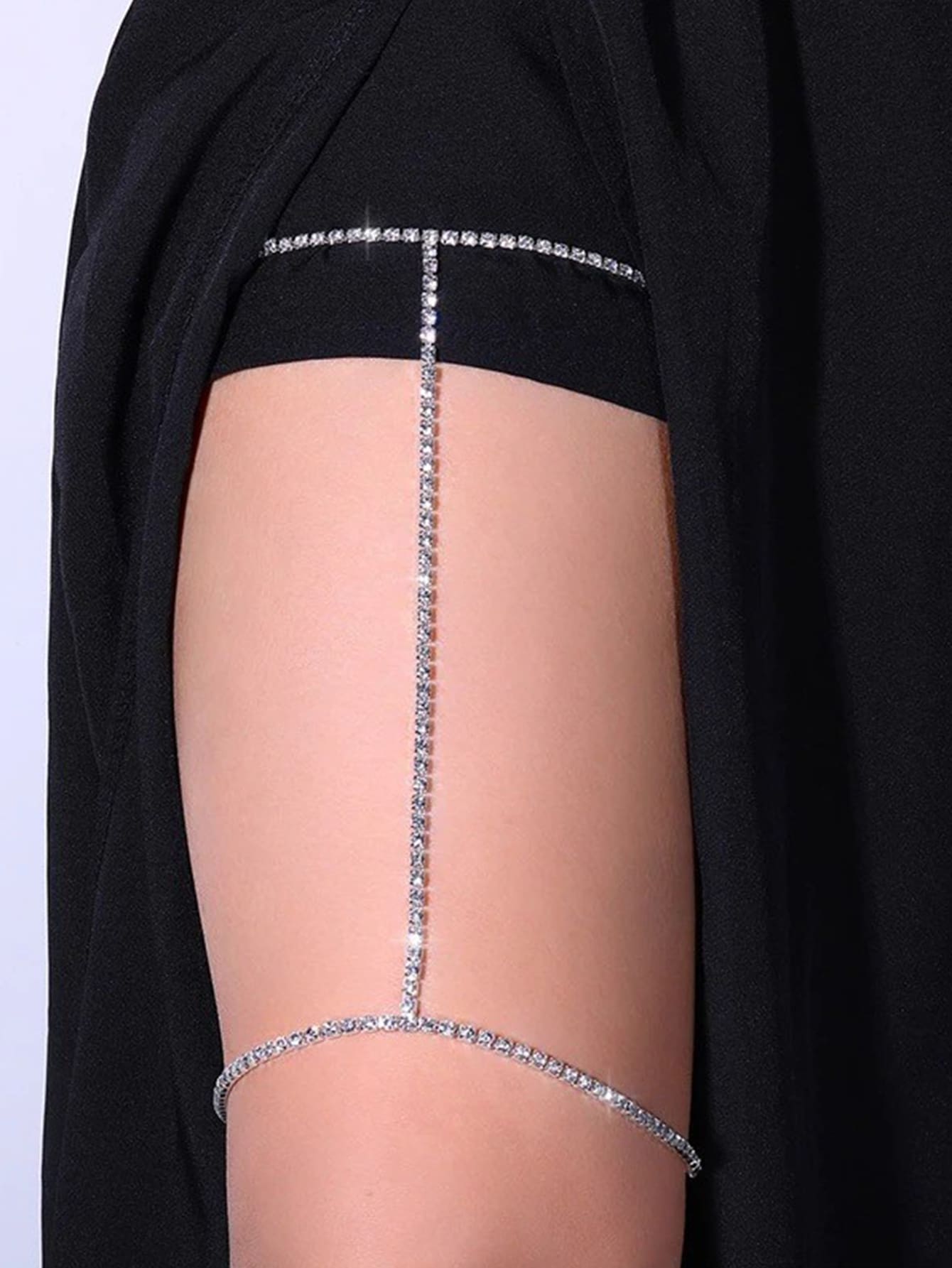 2入組/套水鑽裝飾大腿鏈