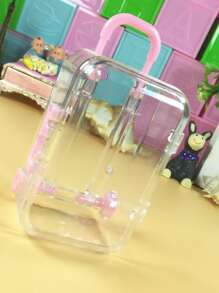 1 giá đỡ bút trong suốt - Hồng - Xem 2