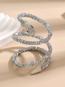 蛇設計腳錬 - 銀色 - 查看 2