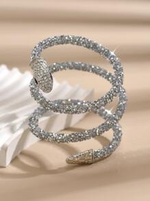 蛇設計腳錬 - 銀色 - 查看 3