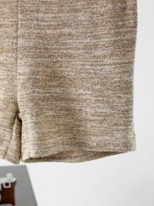 SHEIN 年輕男孩混色針織t恤和短褲