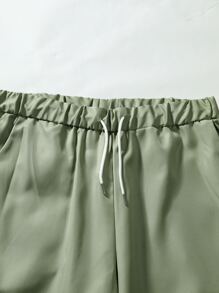 Manfinity Homme Bộ hai mảnh Nam Nút phía trước Dây kéo Khối Màu Giải trí - Nhiều màu - Xem 5