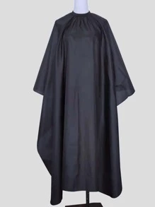 XI GE 1pc Black Apron, Minimalist Polyester Chef Apron For Household - Black - View 2