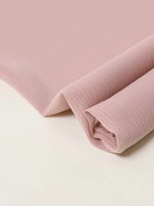 1 chiếc khăn quàng cổ nhàu nát cho phụ nữ cho cuộc sống hàng ngày - Hồng - Xem 3