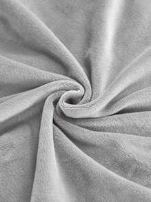 1pc Solid Dining Chair Slipcover, Modern Polyester Stretchy Dining Chair Cover For Home, All Season - Dark Green - View 7