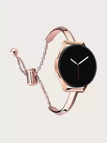 1入組抽繩設計錶帶適用於Apple Watch - 玫瑰金 - 查看 1