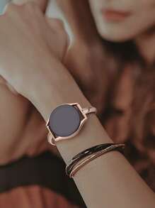 1入組抽繩設計錶帶適用於Apple Watch - 玫瑰金 - 查看 5