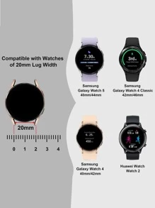 1入組抽繩設計錶帶適用於Apple Watch - 玫瑰金 - 查看 4