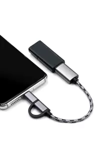 1pc 2 In 1 OTG Cable Adapter