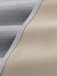 1pc Solid Color Sofa Towel, Modern Polyester Sofa Slipcover For Home - Light Grey - View 5