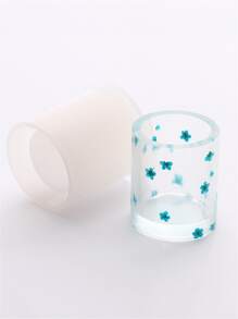 1入組矽膠現代圓筒形DIY矽膠模具 - 白色 - 查看 4