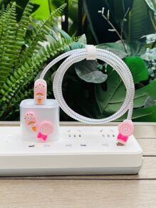 Set de protecție pentru cablu de date Lollipop Decor 5 buc - Multicolor - Vizualizare 2