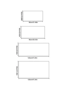 Tấm Thảm Họa Tiết Hình Học, Tấm Thảm Polyester Hiện Đại Cho Gia Đình, Tất Cả Các Mùa - Nhiều màu - Xem 5