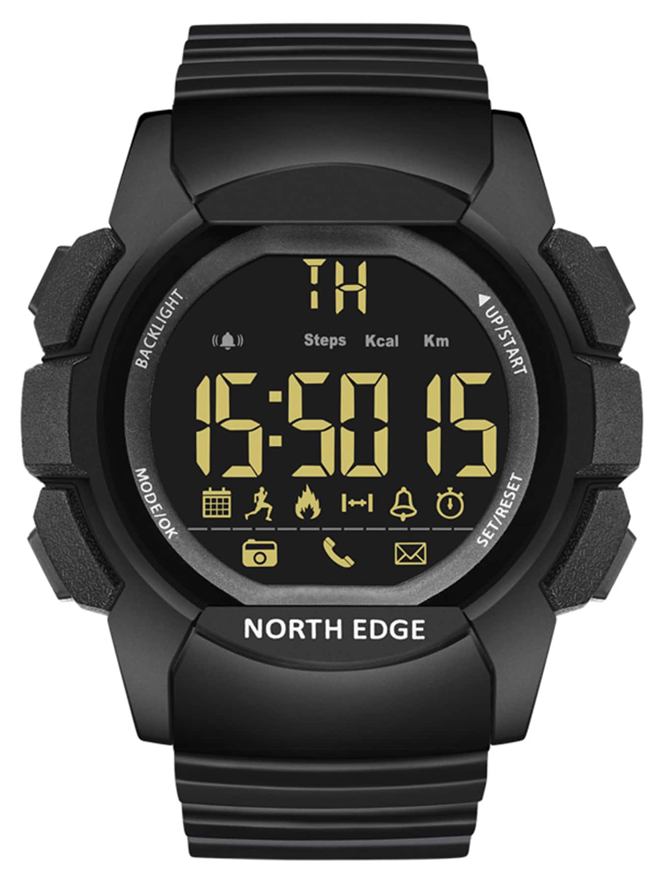 Đồng hồ Kỹ thuật số Giải trí - màu đen - Xem 1