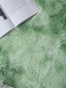 1 Đồng Màu Thảm Sáng Tạo Polyester Xanh Lá Sàn Cho Gia Đình Phòng Khách Phòng Ngủ - màu xanh lá - Xem 4