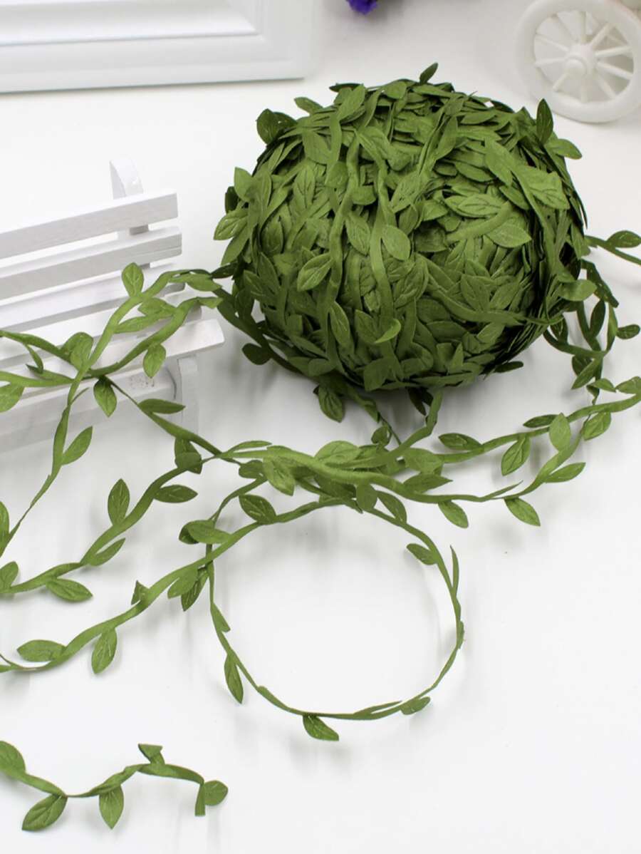 1pc Non-woven Fabric Artificial Leaf Vine, Multifunction Artificial Vine For Balloon, DIY