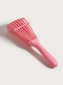 1pc Hollow Out Hair Comb - Pink - View 3