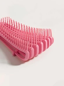1pc Hollow Out Hair Comb - Pink - View 4