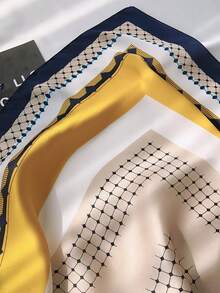 幾何圖案方巾 - 彩色 - 查看 6