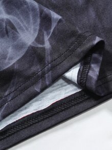 Manfinity Men Skull Print Tank Top - Black - View 3