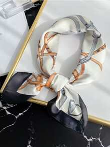 Belt Print Bandana - Multicolor - View 1