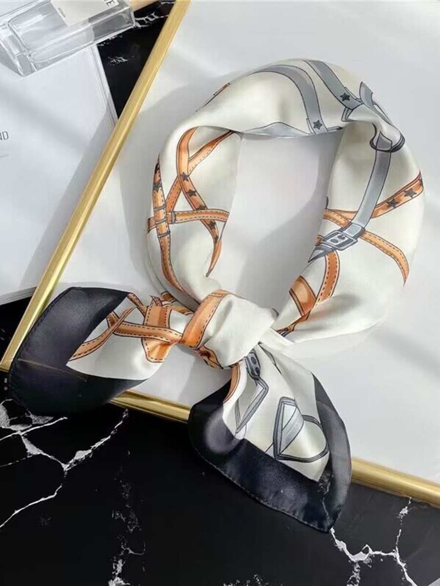 Belt Print Bandana - Multicolor - View 1