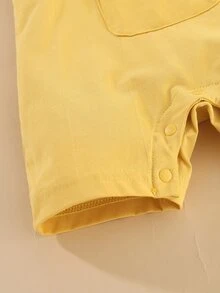 Peninsula Baby Bộ đồ liền thân cho bé gái sơ sinh có búp bê 2 trong 1 và phong cách thường ngày - Nhiều màu - Xem 5