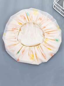 1入組淋浴可愛卡通圖案防水浴帽