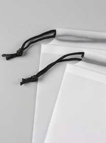 10 Cái/bộ Túi Đựng Giày PE Di Động, Túi Đựng Giày Dây Rút Tối Giản Cho Du Lịch - Trong sáng - Xem 3