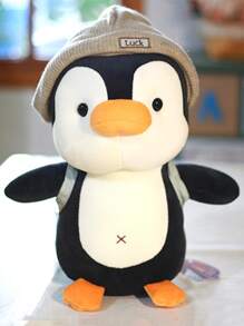 1入組卡通企鵝設計隨機寵物毛絨玩具 - 彩色 - 查看 3