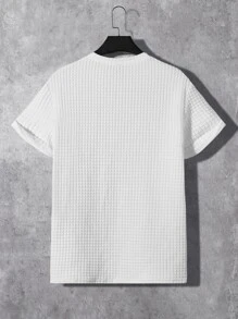 Manfinity VCAY Bộ hai mảnh Nam Dây kéo Đắp vá Túi Lá thư Giải trí - trắng - Xem 7