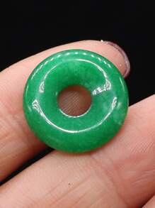 1pc Round DIY Bead - Green - View 2